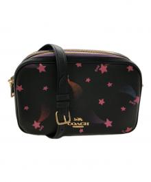 COACH（コーチ）の古着「ジェス ディスコスター プリント クロスボディバッグ／JES DISCO STAR PRINTCROSSBODY BAG」｜ブラック