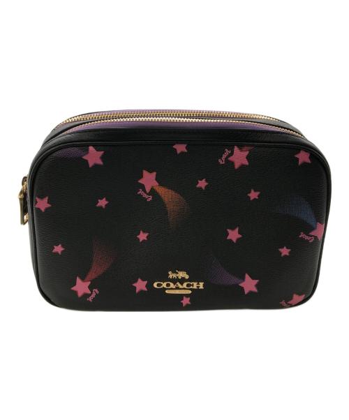 COACH（コーチ）COACH (コーチ) ジェス ディスコスター プリント クロスボディバッグ／JES DISCO STAR PRINTCROSSBODY BAG ブラックの古着・服飾アイテム