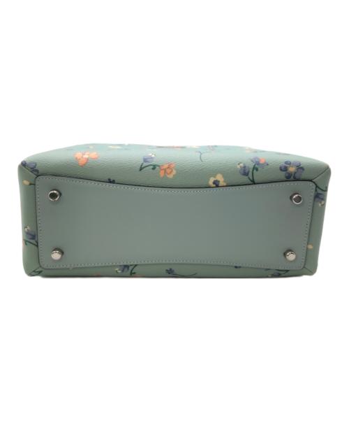 COACH（コーチ）COACH (コーチ) ブルーマルチ マイフラワー ミニリリー／BLUE MULTI MY FLOWER MINI LILLIE ライトグリーンの古着・服飾アイテム