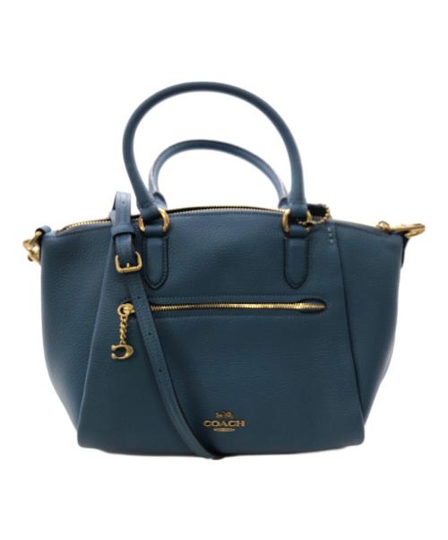 COACH（コーチ）COACH (コーチ) エリス サッチェル／ELISE SATCHEL ブルーの古着・服飾アイテム
