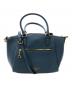COACH（コーチ）の古着「エリス サッチェル／ELISE SATCHEL」｜ブルー
