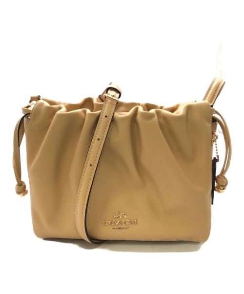 COACH（コーチ）COACH (コーチ) フェイ ドローストリングバッグ／FAYE DRAW STRING BAG ベージュの古着・服飾アイテム
