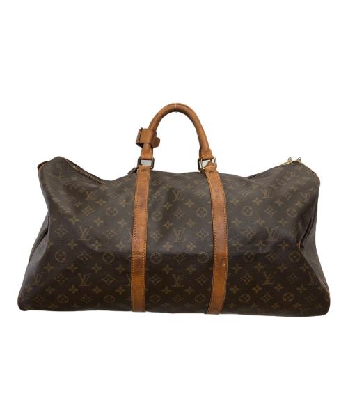 LOUIS VUITTON（ルイ ヴィトン）LOUIS VUITTON (ルイ ヴィトン) モノグラム・キーポル55／MONOGRAM KEEPALL 55 ブラウンの古着・服飾アイテム