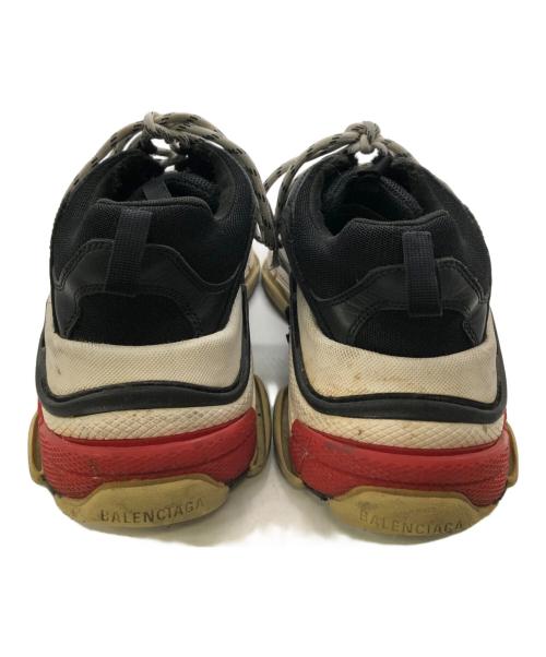 BALENCIAGA（バレンシアガ）BALENCIAGA (バレンシアガ) トリプルS ヴィーガンスニーカー／TRIPLE S VEGAN SNEAKERS ブラック サイズ:27.5cmの古着・服飾アイテム