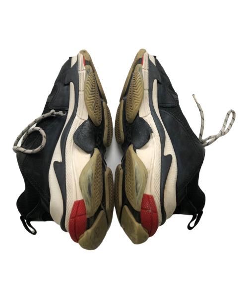 BALENCIAGA（バレンシアガ）BALENCIAGA (バレンシアガ) トリプルS ヴィーガンスニーカー／TRIPLE S VEGAN SNEAKERS ブラック サイズ:27.5cmの古着・服飾アイテム