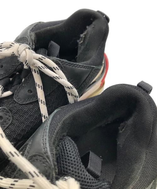 BALENCIAGA（バレンシアガ）BALENCIAGA (バレンシアガ) トリプルS ヴィーガンスニーカー／TRIPLE S VEGAN SNEAKERS ブラック サイズ:27.5cmの古着・服飾アイテム