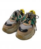 BALENCIAGAバレンシアガ）の古着「トリプルS スニーカー／TRIPLE S SNEAKERS」｜ブラウン×ベージュ