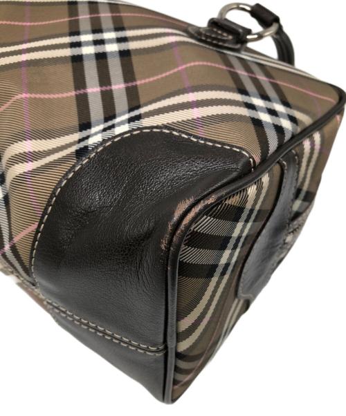 BURBERRY BLUE LABEL（バーバリー ブルー レーベル）BURBERRY BLUE LABEL (バーバリーロンドンブルーレーベル) ハンドバッグ／HAND BAG ブラウンの古着・服飾アイテム