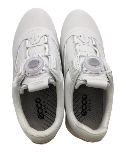 ECCO GOLF（エコー）ECCO GOLF (エコー) ウーマンズ S スリー ボア／WOMENS S-THREE BOA ホワイト サイズ:23.5cmの古着・服飾アイテム