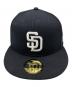New Era (ニューエラ) WIND AND SEA (ウィンダンシー) サンディエゴ・パドレス ベースボールキャップ／SAN DIEGO PADRES BASEBALL CAP ネイビー サイズ:7 5/8：10000円