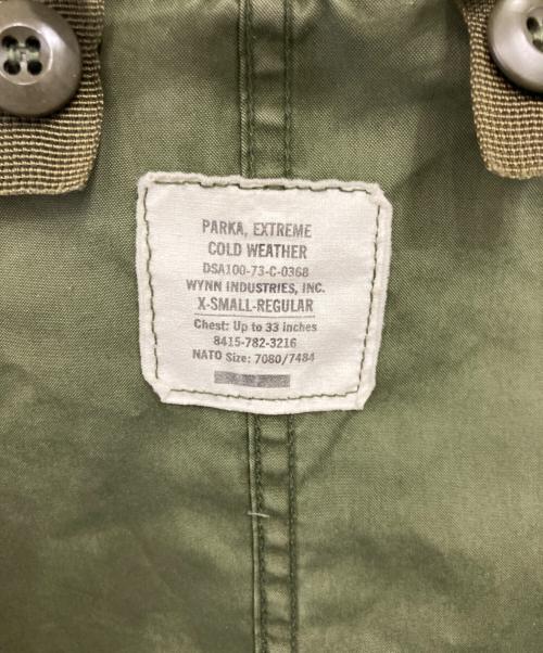 US ARMY（ユーエスアーミー）US ARMY 1973年納入 Mｰ65フィールドパーカ ウィン･インダストリー製／ 1973 CONTRACT M-65 FIELD PARKA WYNN INDUSTRIES オリーブ サイズ:XｰSMALLーREGULARの古着・服飾アイテム