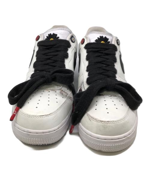 NIKE（ナイキ）NIKE (ナイキ) PEACEMINUSONE (ピースマイナスワン) エアフォースワン ロウ パラノイズ／AIR FORCE 1 LOW PARA-NOISE ホワイト サイズ:27.5の古着・服飾アイテム