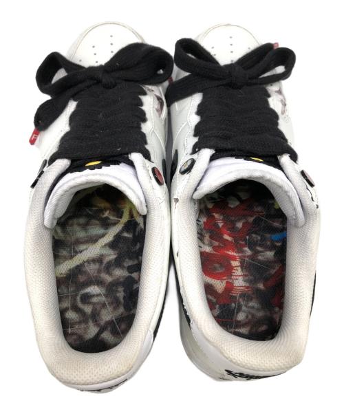 NIKE（ナイキ）NIKE (ナイキ) PEACEMINUSONE (ピースマイナスワン) エアフォースワン ロウ パラノイズ／AIR FORCE 1 LOW PARA-NOISE ホワイト サイズ:27.5の古着・服飾アイテム