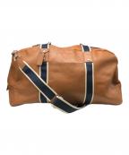 COACHコーチ）の古着「レザーボストンバッグ／LEATHER BOSTON BAG」｜ベージュ