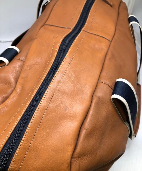 COACH（コーチ）COACH (コーチ) レザーボストンバッグ／LEATHER BOSTON BAG ベージュの古着・服飾アイテム