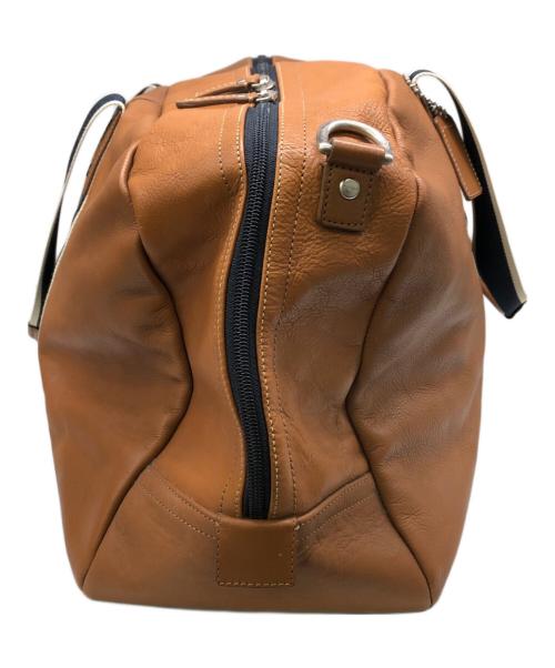 COACH（コーチ）COACH (コーチ) レザーボストンバッグ／LEATHER BOSTON BAG ベージュの古着・服飾アイテム