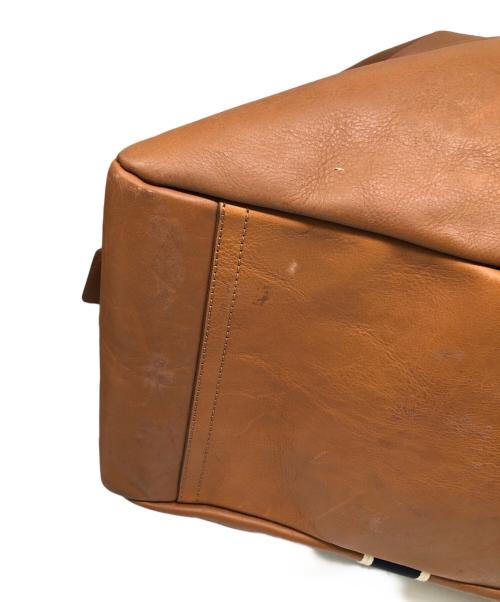 COACH（コーチ）COACH (コーチ) レザーボストンバッグ／LEATHER BOSTON BAG ベージュの古着・服飾アイテム