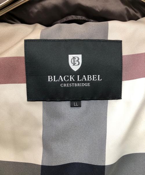 BLACK LABEL CRESTBRIDGE（ブラックレーベル クレストブリッジ）BLACK LABEL CRESTBRIDGE (ブラックレーベル クレストブリッジ) ダウンジャケット／DOWN JKT ブラウン サイズ:XLの古着・服飾アイテム