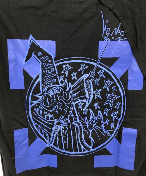 OFFWHITE（オフホワイト）OFFWHITE (オフホワイト) ウィザードプリントT／WIZARD PRINT TEE ブラック サイズ:Mの古着・服飾アイテム