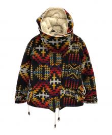 HURLEY×PENDLETON（ハーレー×ペンドルトン）の古着「フーデッドコート／HOODED COAT」｜ブラック