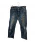 LEVI'S VINTAGE CLOTHING（リーバイス ビンテージ クロージング）の古着「501 ダメージ加工デニムパンツ／501 DISTRESSED EFFECT DENIM PANTS」｜インディゴ