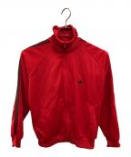 adidas Originalsアディダスオリジナル）の古着「80’s デサント製ジップアップトラックジャケット／80'S ZIP-UP TRACK JACKET」｜レッド×ブラウン