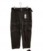 ATMOSアトモス）の古着「デニムカーゴパンツ／Denim Cargo Pants」｜ブラウン