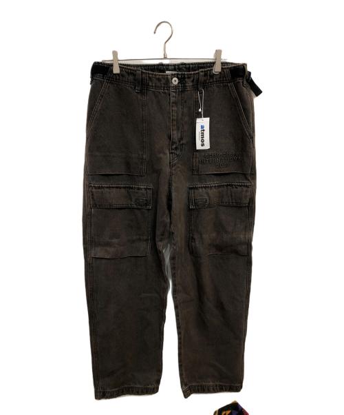 ATMOS（アトモス）ATMOS (アトモス) デニムカーゴパンツ／Denim Cargo Pants ブラウン サイズ:XXLの古着・服飾アイテム