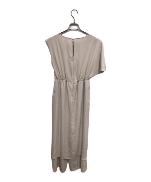 FRAY ID（フレイ アイディー）FRAY ID (フレイ アイディー) ASYMMETRY SLEEVE SUIT／アシンメトリースリーブスーツ ベージュの古着・服飾アイテム