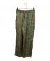 IENA (イエナ) FLOUR PRINT PANTS／フラワープリントパンツ グリーン サイズ:M：13000円