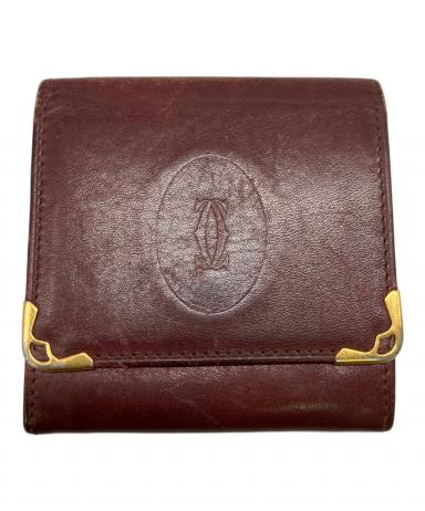 中古・古着通販】Cartier (カルティエ) 小銭入れ ボルドー｜ブランド