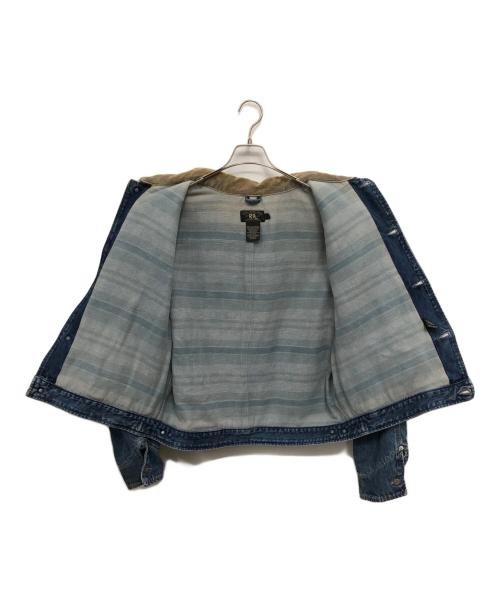RRL（ダブルアールエル）RRL (ダブルアールエル) 90’S TRIPLE STAR TAG DENIM JACKET／90's 三ツ星タグ デニムジャケット ネイビー サイズ:Lの古着・服飾アイテム