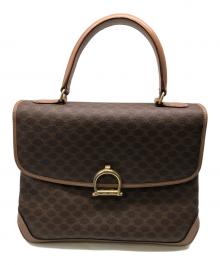 CELINE（セリーヌ）の古着「マカダム ホースビットハンドバッグ／MACADAM HORSEBIT HAND BAG」｜ブラウン