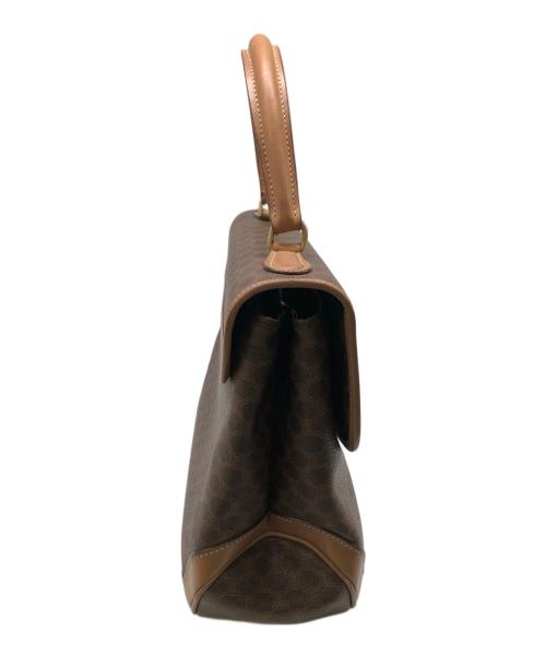 CELINE（セリーヌ）CELINE (セリーヌ) マカダム ホースビットハンドバッグ／MACADAM HORSEBIT HAND BAG ブラウンの古着・服飾アイテム