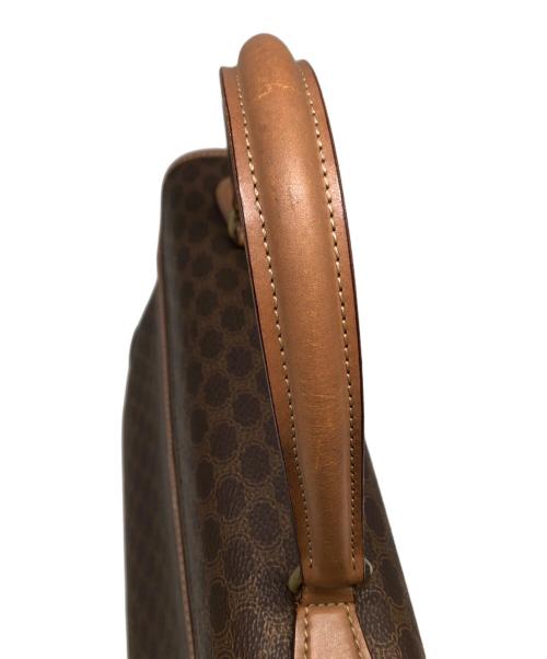 CELINE（セリーヌ）CELINE (セリーヌ) マカダム ホースビットハンドバッグ／MACADAM HORSEBIT HAND BAG ブラウンの古着・服飾アイテム