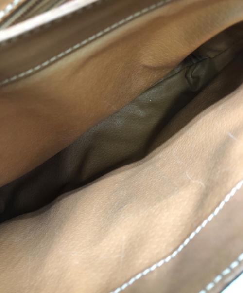 CELINE（セリーヌ）CELINE (セリーヌ) マカダム ホースビットハンドバッグ／MACADAM HORSEBIT HAND BAG ブラウンの古着・服飾アイテム