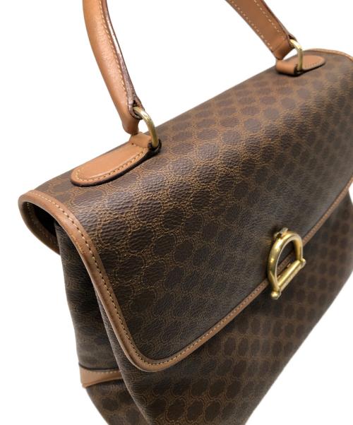 CELINE（セリーヌ）CELINE (セリーヌ) マカダム ホースビットハンドバッグ／MACADAM HORSEBIT HAND BAG ブラウンの古着・服飾アイテム