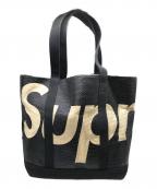 SUPREMEシュプリーム）の古着「ラフィアトートバッグ／Raffia Tote Bag」｜ブラック