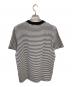 FRED PERRY (フレッドペリー) ファインストライプTシャツ／FINE STRIPE T-SHIRT ホワイト×ブラック サイズ:L：8000円