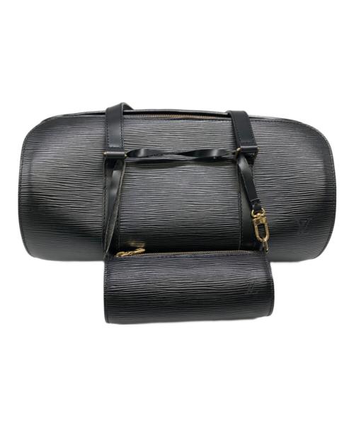 LOUIS VUITTON（ルイ ヴィトン）LOUIS VUITTON (ルイ ヴィトン) エピ スフロ ハンドバッグ／EPI SOUFFLOT HANDBAG ブラックの古着・服飾アイテム