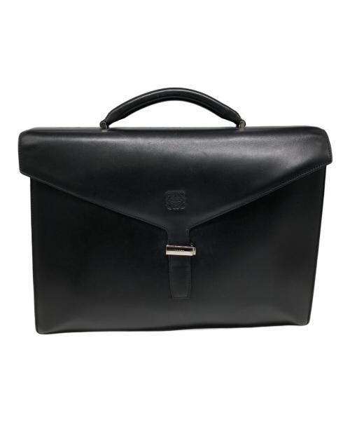 LOEWE（ロエベ）LOEWE (ロエベ) アナグラムロゴ ブリーフケース／ANAGRAM LOGO BRIEF CASE ブラックの古着・服飾アイテム