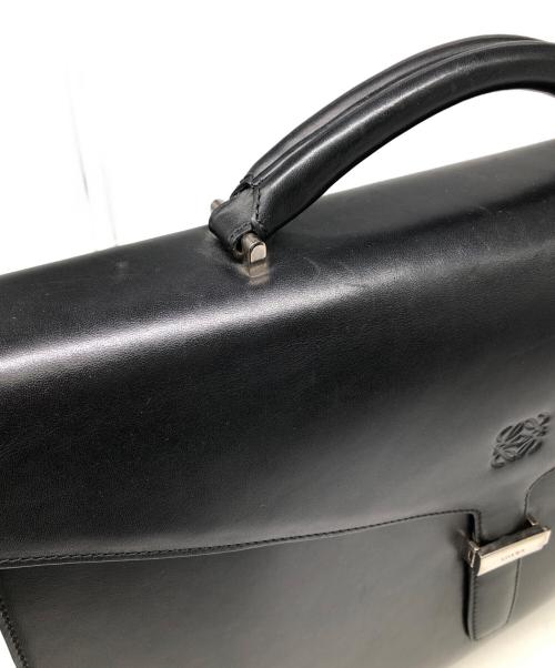 LOEWE（ロエベ）LOEWE (ロエベ) アナグラムロゴ ブリーフケース／ANAGRAM LOGO BRIEF CASE ブラックの古着・服飾アイテム