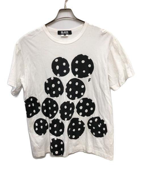 BLACK COMME des GARCONS（ブラックコムデギャルソン）BLACK COMME des GARCONS (ブラックコムデギャルソン) 半袖カットソー ホワイト サイズ:XXLの古着・服飾アイテム