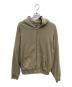 YEEZY（イージー）の古着「ダブルフェイス ワイドシルエット ジップアップ スウェット フーディ／DOUBLEFACE WIDE SILHOUETTE ZIP UP SWEAT HOODIE」｜ベージュ