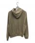 YEEZY (イージー) GAP (ギャップ) ダブルフェイス ワイドシルエット ジップアップ スウェット フーディ／DOUBLEFACE WIDE SILHOUETTE ZIP UP SWEAT HOODIE ベージュ サイズ:L：10000円