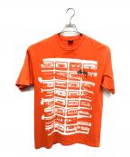 stussyステューシー）の古着「00'S 半袖Tシャツ」｜オレンジ