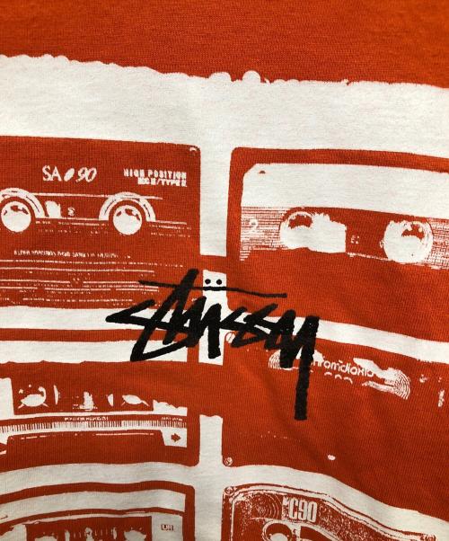 stussy（ステューシー）stussy (ステューシー) 00'S 半袖Tシャツ オレンジ サイズ:XXLの古着・服飾アイテム