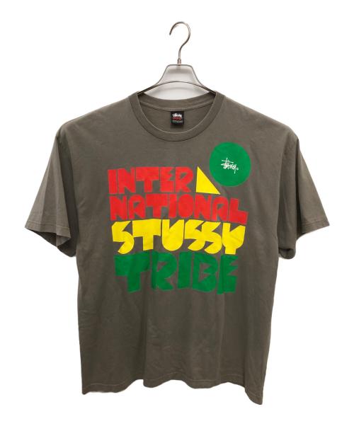 stussy（ステューシー）stussy (ステューシー) 半袖Tシャツ グレー サイズ:XXLの古着・服飾アイテム