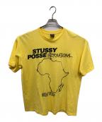 stussyステューシー）の古着「オールド 半袖Tシャツ」｜イエロー