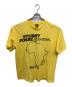 stussy（ステューシー）の古着「オールド 半袖Tシャツ」｜イエロー